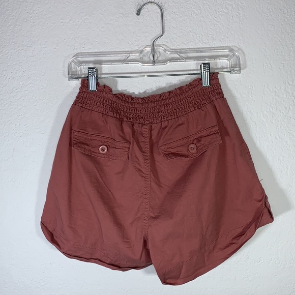 Vanilla Star Elastic Waistband Paper Bags Shorts in Tea rose size Medium - Picture 11 of 12